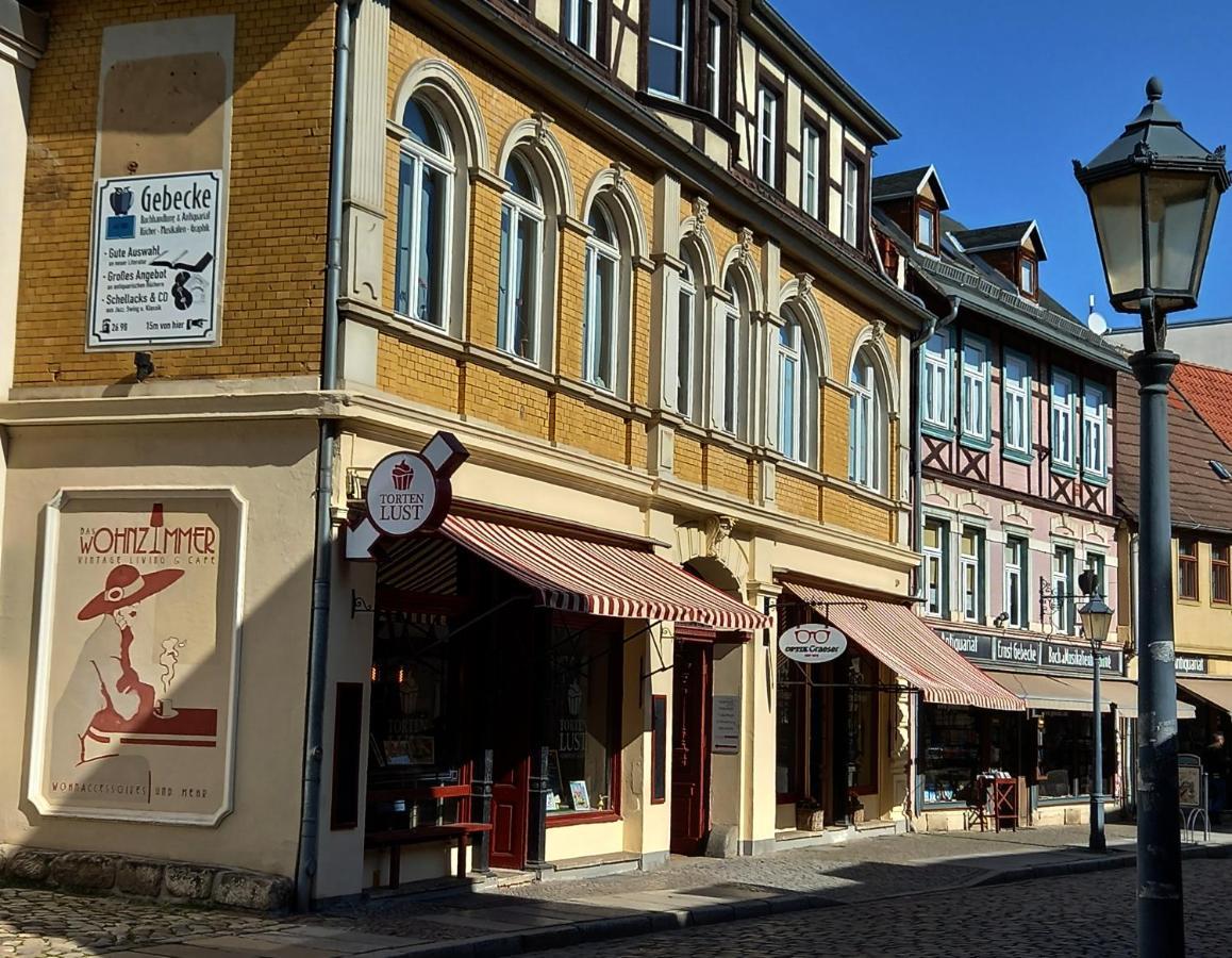 Apartment Silberne Lilie Quedlinburg Exteriör bild