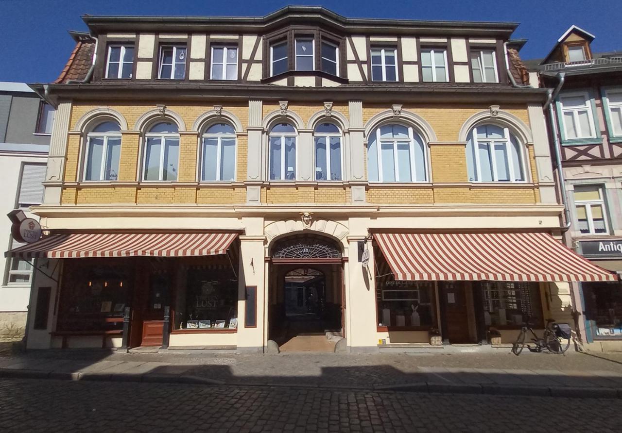 Apartment Silberne Lilie Quedlinburg Exteriör bild
